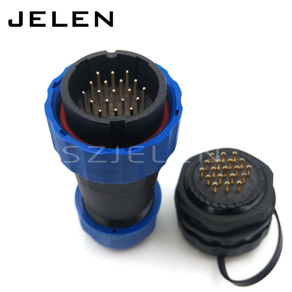 SD28 19pin Waterproof and dustproof IP68 Industrial Power Wire Automotive Connectors
SD28 19pin Waterproof and dustproof IP68 Industrial Power Wire Automotive Connectors