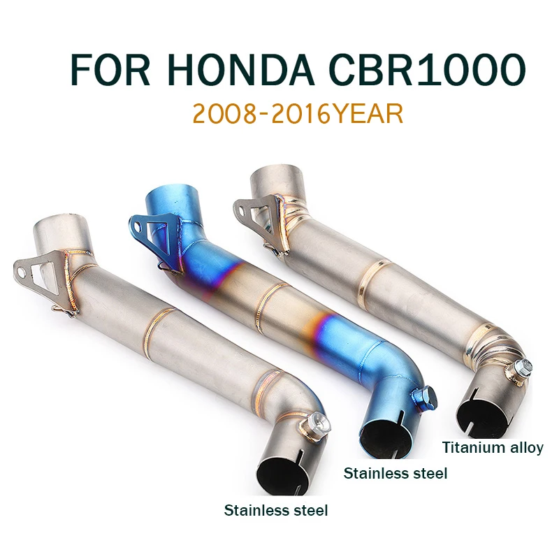 CBR1000RR Motorcycle Exhaust Pipe Muffler Escape Moto Stainless steel Middle Link Pipe For Honda cbr1000rr 2008 - 2016 Slip-on
CBR1000RR Motorcycle Exhaust Pipe Muffler Escape Moto Stainless steel Middle Link Pipe For Honda cbr1000rr 2008 - 2016 Slip-on