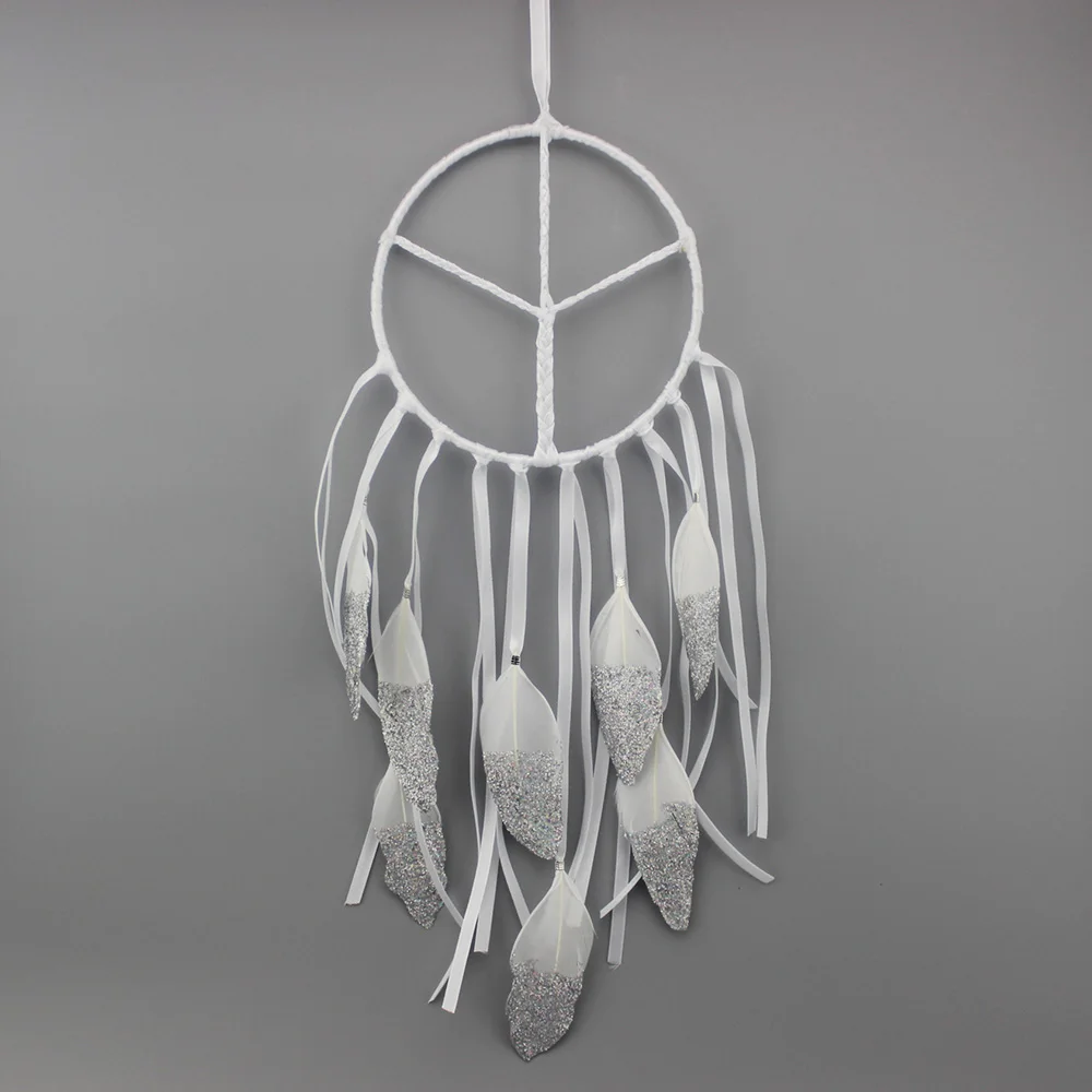 45CM fashion jewelry Hot Dreamcatcher Wind Chimes Indian Style white Feather Pendant Dream Catcher Gift
45CM fashion jewelry Hot Dreamcatcher Wind Chimes Indian Style white Feather Pendant Dream Catcher Gift