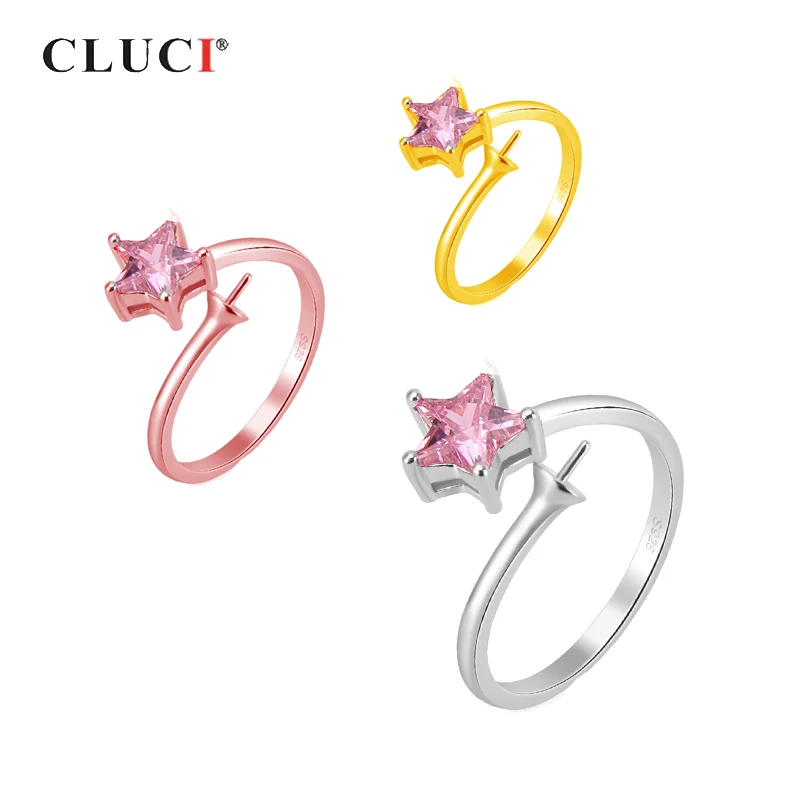 CLUCI, серебро 925 пробы, Романтическая звезда, регулируемые Открытые Кольца для женщин, вечерние ювелирные изделия, циркон, жемчужное кольцо, монтажное, подарочное кольцо SR2139SB
CLUCI, серебро 925 пробы, Романтическая звезда, регулируемые Открытые Кольца для женщин, вечерние ювелирные изделия, циркон, жемчужное кольцо, монтажное, подарочное кольцо SR2139SB