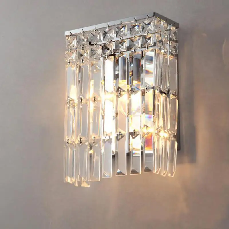 Home deco led crystal wall sconce Bar bedroom Arandela bathroom Mirror led crystal wall lamp home indoor wall lighting fixture
Home deco led crystal wall sconce Bar bedroom Arandela bathroom Mirror led crystal wall lamp home indoor wall lighting fixture