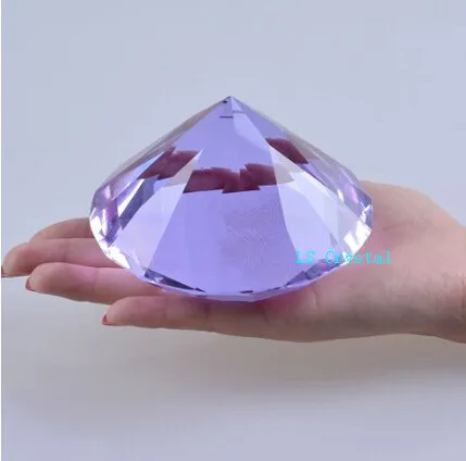 Large Diamond, 10cm Purple Crystal Diamond Wholesale 1pc Color 100mm K9 Diamond for Wedding House Decoration and Party Gifts
Large Diamond, 10cm Purple Crystal Diamond Wholesale 1pc Color 100mm K9 Diamond for Wedding House Decoration and Party Gifts