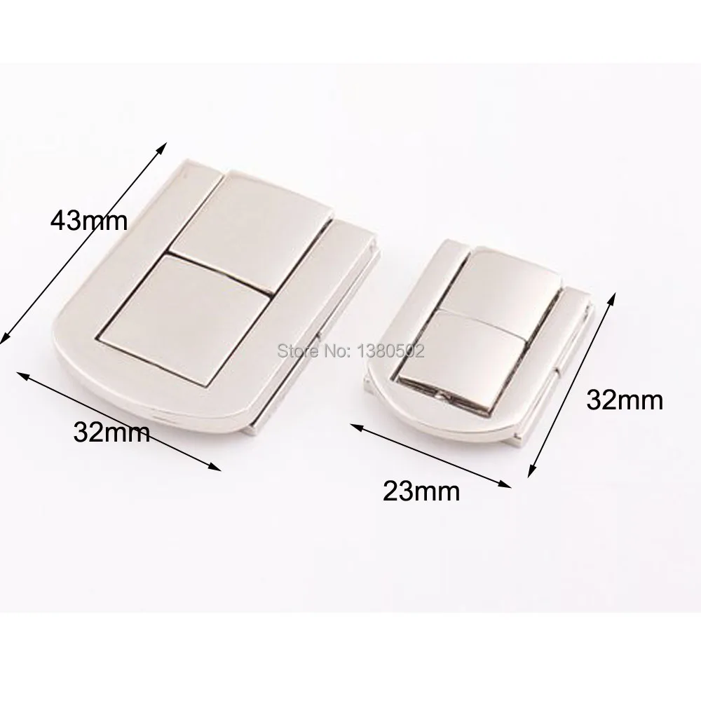 6sets 32/43mm Silver Color Top quality Practical Purse Bag Lock Metal Clasp Turn Twist Lock for handbag
6sets 32/43mm Silver Color Top quality Practical Purse Bag Lock Metal Clasp Turn Twist Lock for handbag