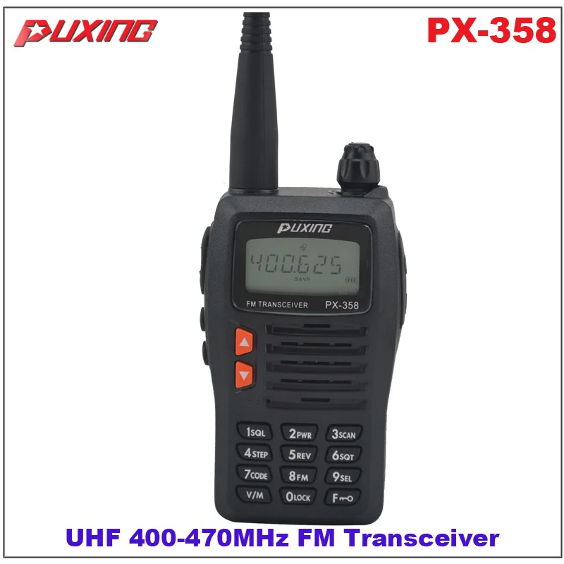 Портативная рация Puxing PX-358 UHF 400-470 МГц, портативный двухсторонний FM-трансивер
Портативная рация Puxing PX-358 UHF 400-470 МГц, портативный двухсторонний FM-трансивер