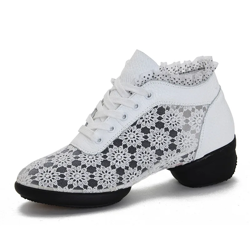 Genuine Leather Shoes Woman Square Mesh Breathable Sports Shoes boots With Soft Bottom Women Shoes Female Adult Dance Sneakers
Genuine Leather Shoes Woman Square Mesh Breathable Sports Shoes boots With Soft Bottom Women Shoes Female Adult Dance Sneakers