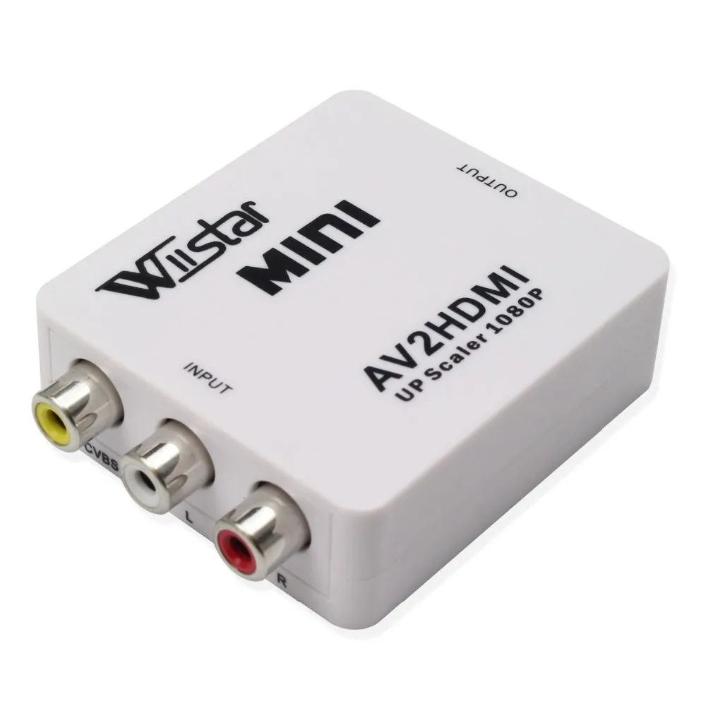 AV to HDMI Audio Video Converter Composite CVBS to HDMI Full HD 1080P AV2HDMI Adapter RCA Converter
AV to HDMI Audio Video Converter Composite CVBS to HDMI Full HD 1080P AV2HDMI Adapter RCA Converter