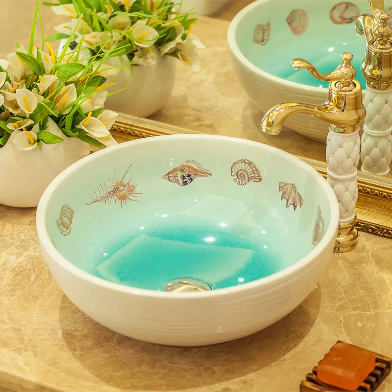 Europe style chinese Jingdezhen Art Counter Top ceramic commercial bathroom vanities
Europe style chinese Jingdezhen Art Counter Top ceramic commercial bathroom vanities