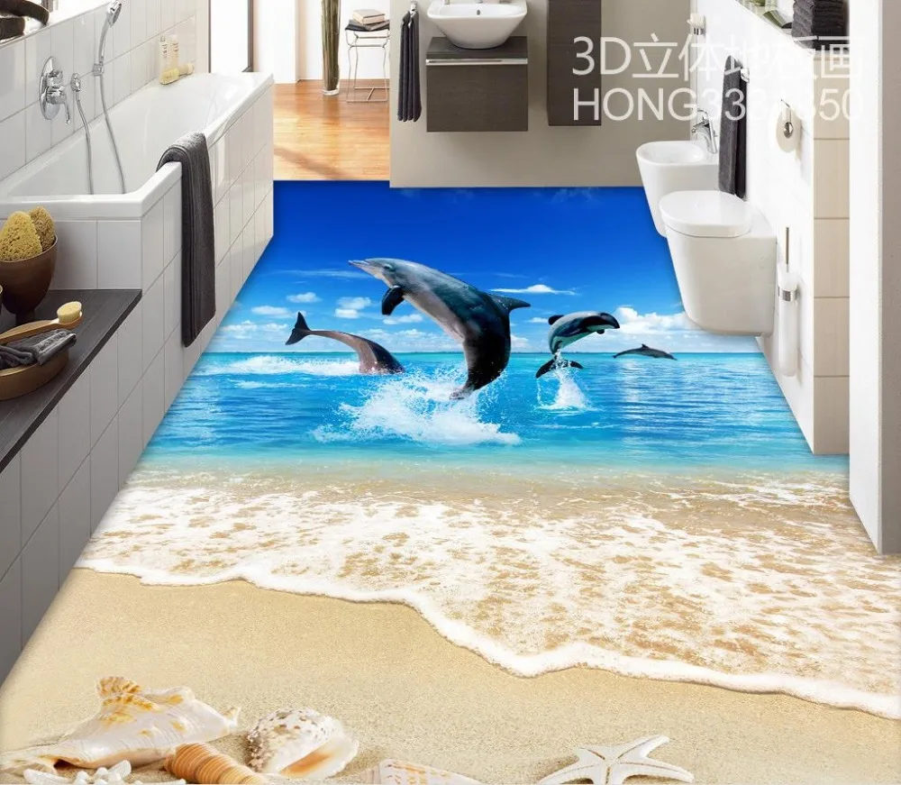 Floor wallpaper dolphin 3d flooring pvc Custom Photo self-adhesive 3D floor Home Decoration
Floor wallpaper dolphin 3d flooring pvc Custom Photo self-adhesive 3D floor Home Decoration
