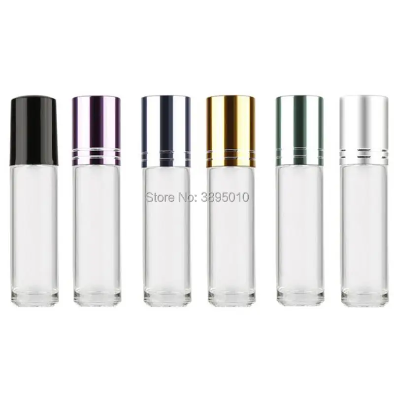 5ml Stainless Steel Ball Oil Perfume Bottle Rolling Transparent Glass Empty Bottle Massage F703
5ml Stainless Steel Ball Oil Perfume Bottle Rolling Transparent Glass Empty Bottle Massage F703