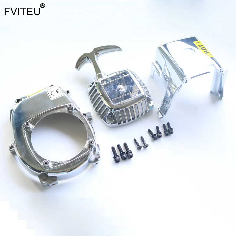 FVITEU Plastic Chrome engine cover kit(with pull starter+cylinder cover+side cover+screws) for 23CC-30.5CC Zenoah CY Engine
FVITEU Plastic Chrome engine cover kit(with pull starter+cylinder cover+side cover+screws) for 23CC-30.5CC Zenoah CY Engine