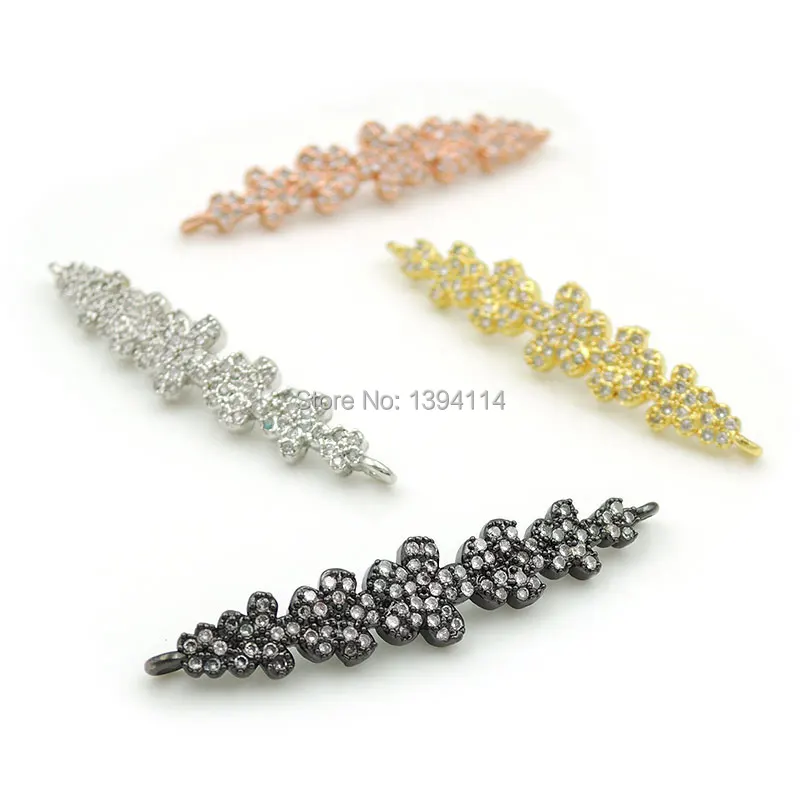 38*7*3mm Micro Pave Clear CZ 7 Cincfoils Tower Bar Arc Connector Fit For Women As DIY Bracelets Accessory
38*7*3mm Micro Pave Clear CZ 7 Cincfoils Tower Bar Arc Connector Fit For Women As DIY Bracelets Accessory