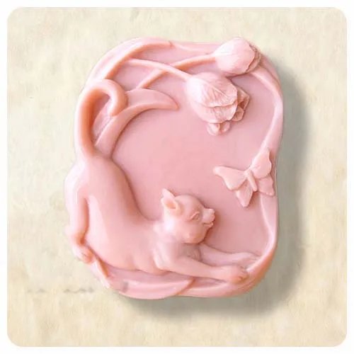 New Arrival Mold Silicone Handmade Soap Mold For Cake Decorations Fondant Silicon Cute Cat Play With Butterfly Moulds PRZY 001
New Arrival Mold Silicone Handmade Soap Mold For Cake Decorations Fondant Silicon Cute Cat Play With Butterfly Moulds PRZY 001