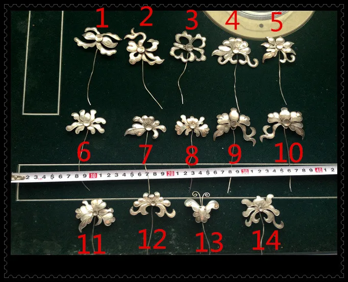 MultiDesign Flower Pure Handmade Miao Silver Hair Stick Hanfu Costume Hair Accessory Vintage Palace Use Hair Jewelry
MultiDesign Flower Pure Handmade Miao Silver Hair Stick Hanfu Costume Hair Accessory Vintage Palace Use Hair Jewelry