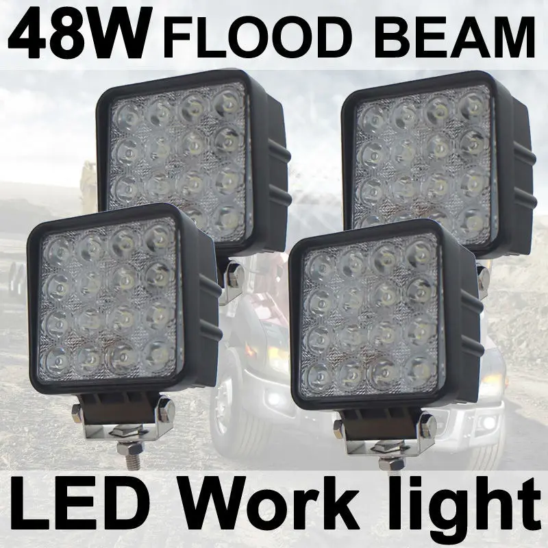 Tkeapl THTMH 4X 48W Flood Square LED Work Light Lamp car Truck Vehicle Driving Boat
Tkeapl THTMH 4X 48W Flood Square LED Work Light Lamp car Truck Vehicle Driving Boat