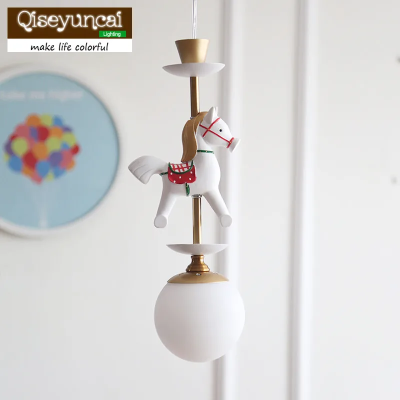 Qiseyuncai Nordic Simple Children's Room Carousel Chandelier Bar Table Hall Restaurant Boys and Girls Bedroom Lamps
Qiseyuncai Nordic Simple Children's Room Carousel Chandelier Bar Table Hall Restaurant Boys and Girls Bedroom Lamps