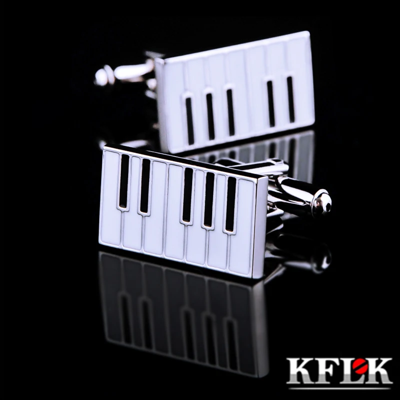 KFLK Jewelry shirt cufflinks for mens Brand Piano keys Cuff link Wholesale Fashion Buttons Black High Quality guests
KFLK Jewelry shirt cufflinks for mens Brand Piano keys Cuff link Wholesale Fashion Buttons Black High Quality guests