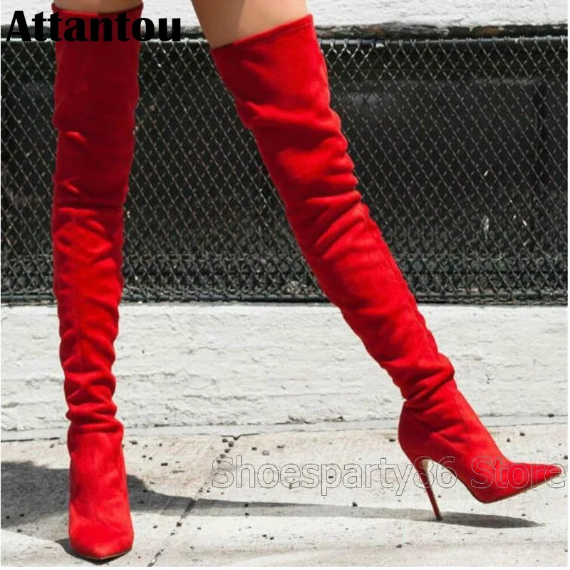Fashion designer bright red slim fit winter over the knee thin high heel boots women stiletto stretch thight high gladiator boot
Fashion designer bright red slim fit winter over the knee thin high heel boots women stiletto stretch thight high gladiator boot