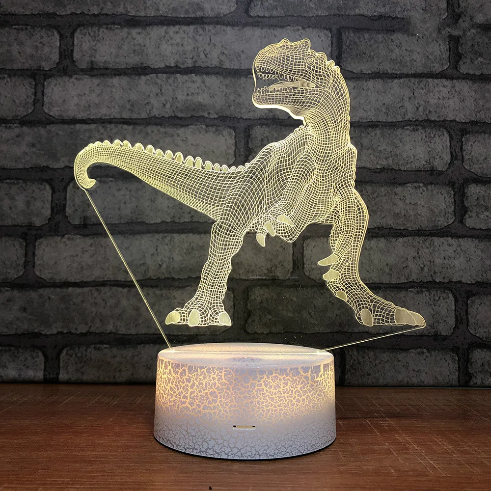 Dino Crack Base 3d Led Night Light Colorful Creative Individual Night 3d Lamp 7 color change Christmas Gift Children's Toys
Dino Crack Base 3d Led Night Light Colorful Creative Individual Night 3d Lamp 7 color change Christmas Gift Children's Toys