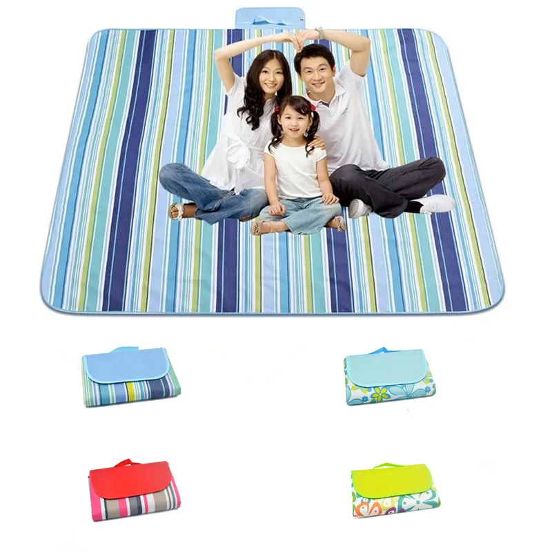 145x200cm Picnic Blanket Waterproof Sand Proof Beach Mat For Outdoor Camping Striped Foldable Picnic Mat For Travel Backpacking
145x200cm Picnic Blanket Waterproof Sand Proof Beach Mat For Outdoor Camping Striped Foldable Picnic Mat For Travel Backpacking