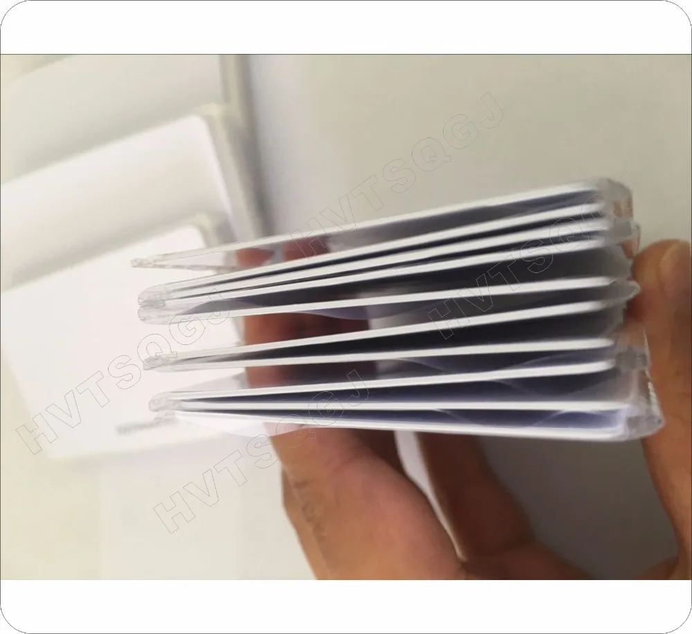 10PCS PVC ISO 7816 White Card 24C02 Chip Contact Cmart Card IC Card For Access Control System