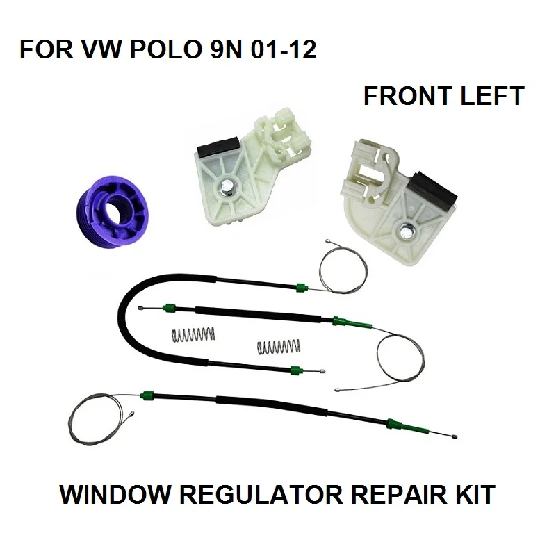 CAR WINDOW REGULATOR REPAIR CLIPS KIT FOR VW POLO 9N ELECTRIC WINDOW REGULATOR 2001-2012 NEW FRONT LEFT SIDE
CAR WINDOW REGULATOR REPAIR CLIPS KIT FOR VW POLO 9N ELECTRIC WINDOW REGULATOR 2001-2012 NEW FRONT LEFT SIDE