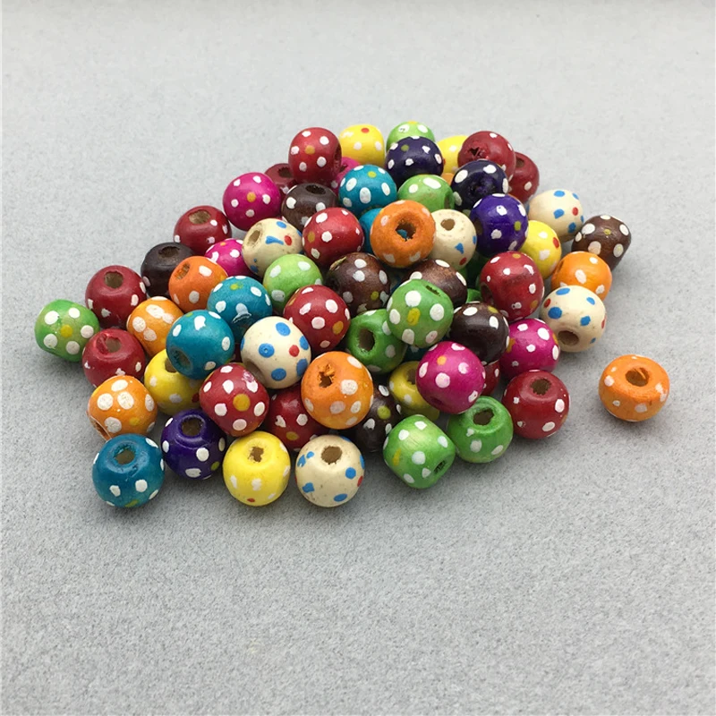 10mm 100pcs/lot Multicolor Wood Beads Spaced Point Pattern Wooden Beads for Jewelry Making Accessories DIY Children Jewelry Bead
10mm 100pcs/lot Multicolor Wood Beads Spaced Point Pattern Wooden Beads for Jewelry Making Accessories DIY Children Jewelry Bead
