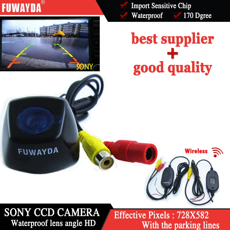 FUWAYDA Wireless Color CCD Car Rear View Reverse Backup Parking Safety CAMERA for BMW X1/ BMW X3/ BMW X5/ BMW X6 waterproof
FUWAYDA Wireless Color CCD Car Rear View Reverse Backup Parking Safety CAMERA for BMW X1/ BMW X3/ BMW X5/ BMW X6 waterproof