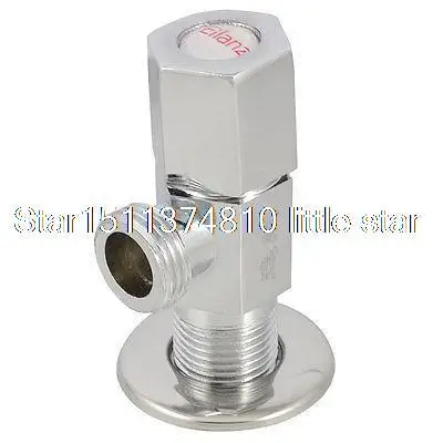 Kitchen Hexagonal Grip 20.7mm Thread Chrome Finish Brass Water Tap Angle Valve
Kitchen Hexagonal Grip 20.7mm Thread Chrome Finish Brass Water Tap Angle Valve
