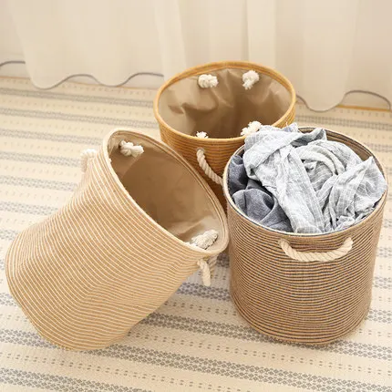 Cotton Linen Art Storage Bucket Clothes Basket Laundry Basket Debris And Dirty Clothes Basket Large Folding Storage Basket
Cotton Linen Art Storage Bucket Clothes Basket Laundry Basket Debris And Dirty Clothes Basket Large Folding Storage Basket