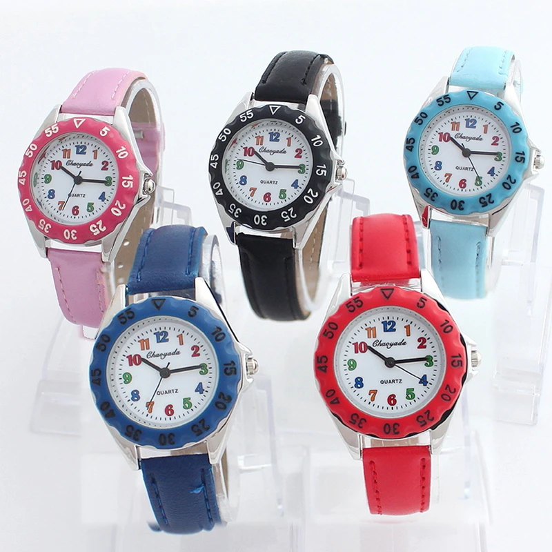 High Quality Boy Watch Girl Kids Wholesales Children's Gift Leather Learn Tell Time Tutor Student Wristwatch Fashion Watches
High Quality Boy Watch Girl Kids Wholesales Children's Gift Leather Learn Tell Time Tutor Student Wristwatch Fashion Watches