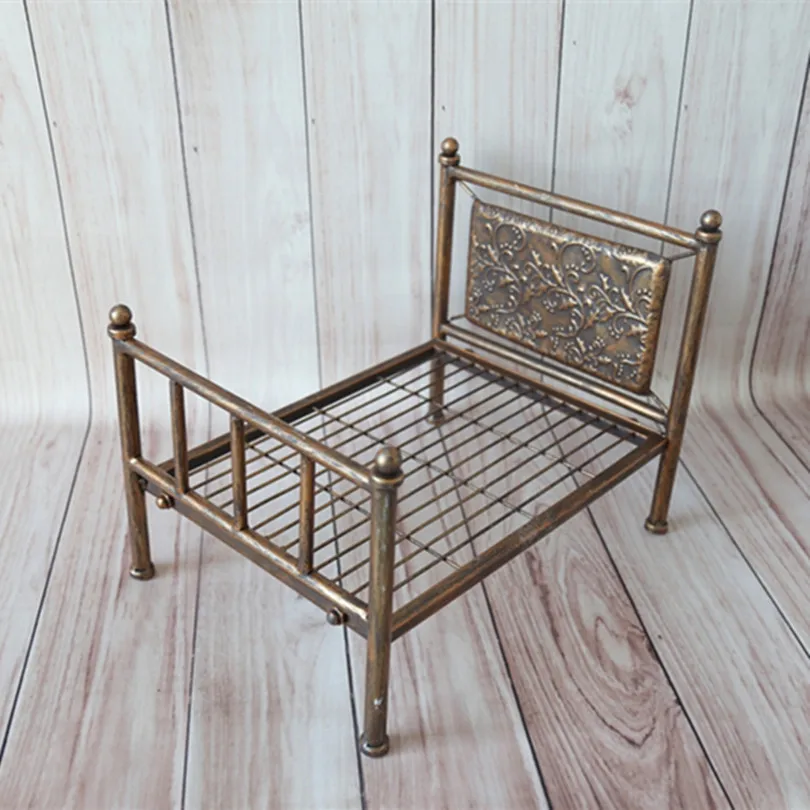 Newborn Photo Prop Baby Bed Solid Sitter Iron Bed Brown Classical Metal Baby Boy Girl Photgraphy Bed Newborn Shower Gift
Newborn Photo Prop Baby Bed Solid Sitter Iron Bed Brown Classical Metal Baby Boy Girl Photgraphy Bed Newborn Shower Gift