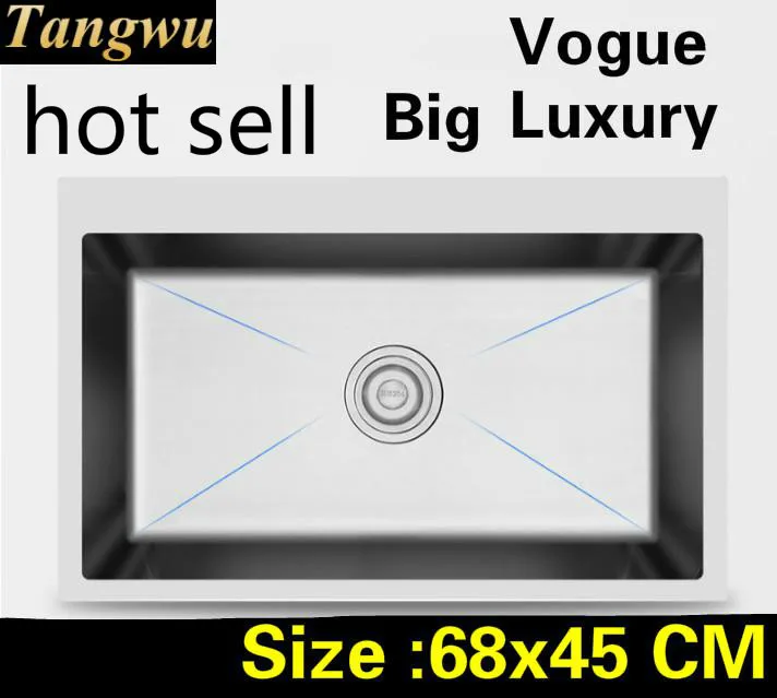 Free shipping Home vogue big kitchen manual sink single trough high quality do the dishes durable 304 stainless steel 68x45 CM
Free shipping Home vogue big kitchen manual sink single trough high quality do the dishes durable 304 stainless steel 68x45 CM