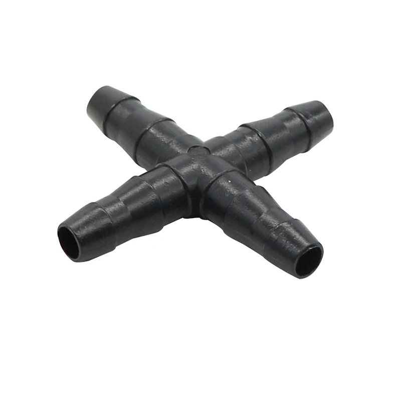 4-Way Connector with Barb Cross Connect 1/4 Inch Hose Suitable for Garden Irrigation Watering Quick Coupling 300 Pcs
4-Way Connector with Barb Cross Connect 1/4 Inch Hose Suitable for Garden Irrigation Watering Quick Coupling 300 Pcs