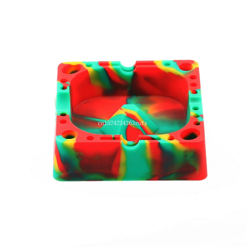 10pcs Square Ash tray Silicone Ashtray Smokeless Smoke Swirl (Food Grade Silicone) Safe Glass Holds
10pcs Square Ash tray Silicone Ashtray Smokeless Smoke Swirl (Food Grade Silicone) Safe Glass Holds