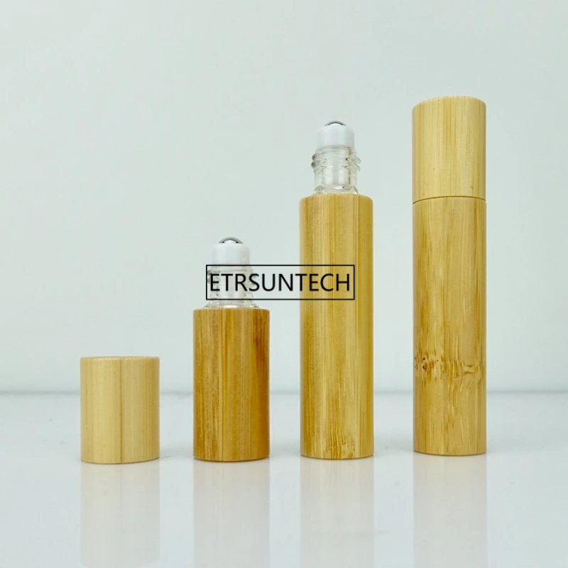 50pcs 5ml 10ml 15ml Empty Bamboo Essential Oil Roll On Bottle Glass Inner Perfume Container with Steel Roller ball F2937
50pcs 5ml 10ml 15ml Empty Bamboo Essential Oil Roll On Bottle Glass Inner Perfume Container with Steel Roller ball F2937