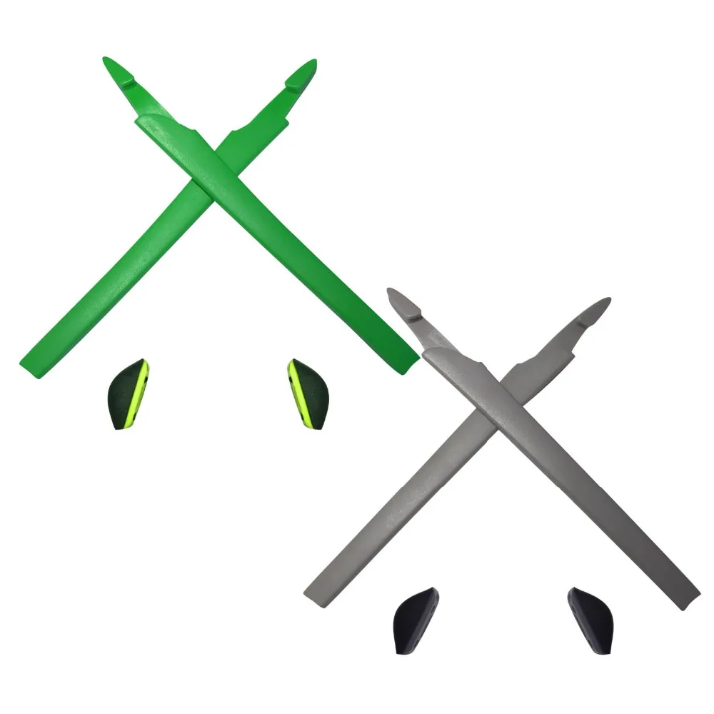 HKUCO Green/Grey Replacement Silicone Leg Set For Crosslink Sunglasses Earsocks Rubber Kit
HKUCO Green/Grey Replacement Silicone Leg Set For Crosslink Sunglasses Earsocks Rubber Kit