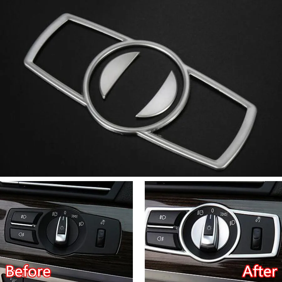 YAQUICKA 3x Car Interior Headlight Head Light Switch Button Decor Frame Trim Sticker For BMW 5 Series F10 2011-2014 Styling
YAQUICKA 3x Car Interior Headlight Head Light Switch Button Decor Frame Trim Sticker For BMW 5 Series F10 2011-2014 Styling