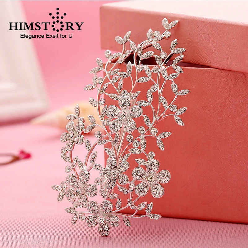 HIMSTORY Exquisite Design Floral Branch Comb Austrian Crystal Hair Accessory Bridal Hairpin Wedding Jewelry
HIMSTORY Exquisite Design Floral Branch Comb Austrian Crystal Hair Accessory Bridal Hairpin Wedding Jewelry