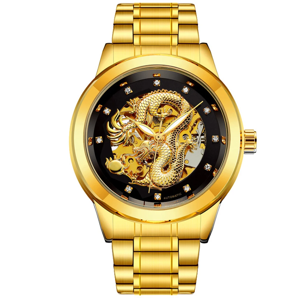 Gold Mechanical Wristwatch for Men Skeleton Tourbillon Automatic Watch Steel Waterproof Business Male Clock Hodinky Reloj Hombre
Gold Mechanical Wristwatch for Men Skeleton Tourbillon Automatic Watch Steel Waterproof Business Male Clock Hodinky Reloj Hombre