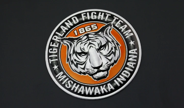 10 Pieces 3D Aluminum Chrome Metal TIGERLAND FIGHT TEAM 1865 MISHAWAKA INDIANA Car-Styling for all cars
10 Pieces 3D Aluminum Chrome Metal TIGERLAND FIGHT TEAM 1865 MISHAWAKA INDIANA Car-Styling for all cars