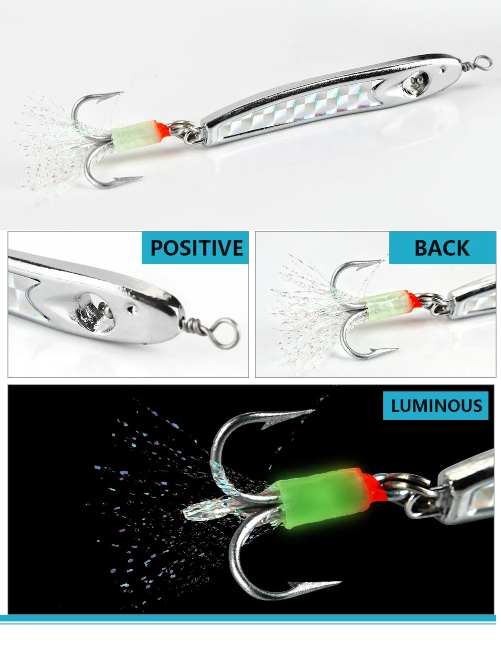 Ojo 3D y reflejo del señuelo en condiciones de pesca