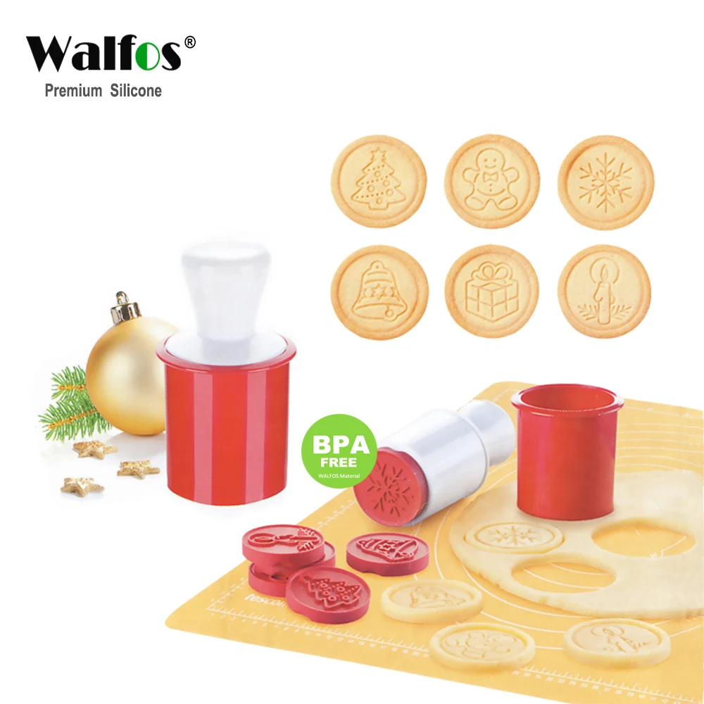 WALFOS 6 Pieces/Set Cartoon Stamps Moulds Christmas Tree Cookie Tools Cake Decoration Bakeware Kitchen Gadgets Accessories
WALFOS 6 Pieces/Set Cartoon Stamps Moulds Christmas Tree Cookie Tools Cake Decoration Bakeware Kitchen Gadgets Accessories