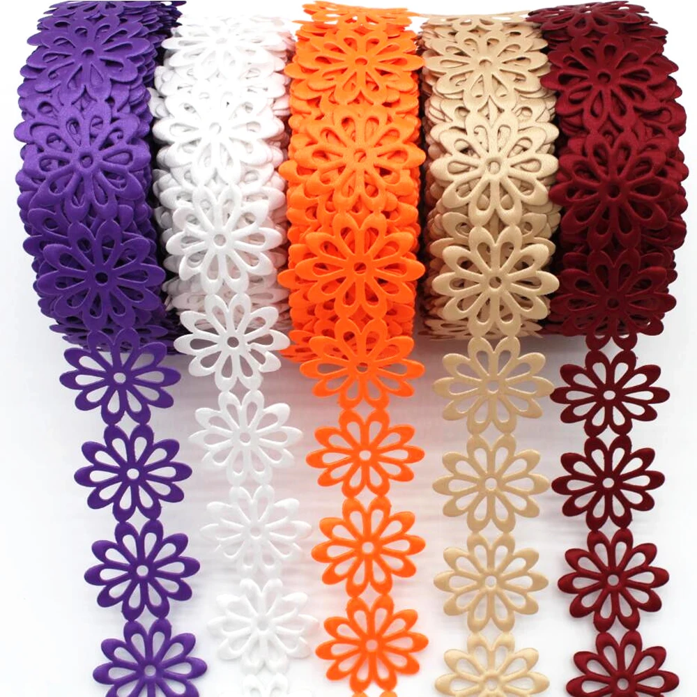 20 Yards 38MM Sunflower Flower Ribbon Handmade Material Clothing Shoes/Cap Accessories Hollow Printing Colorful Accessories
20 Yards 38MM Sunflower Flower Ribbon Handmade Material Clothing Shoes/Cap Accessories Hollow Printing Colorful Accessories