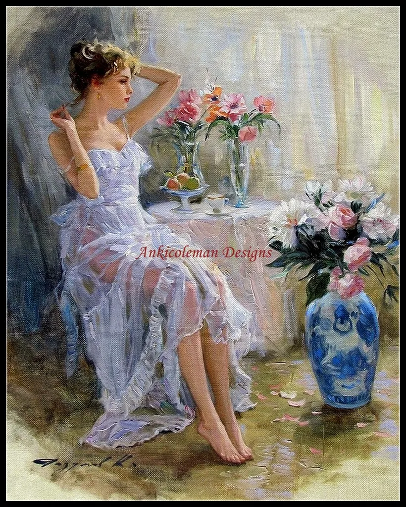 Needlework for embroidery DIY Crafts DMC Color High Quality - Counted Cross Stitch Kits 14 ct - Lady in White
Needlework for embroidery DIY Crafts DMC Color High Quality - Counted Cross Stitch Kits 14 ct - Lady in White