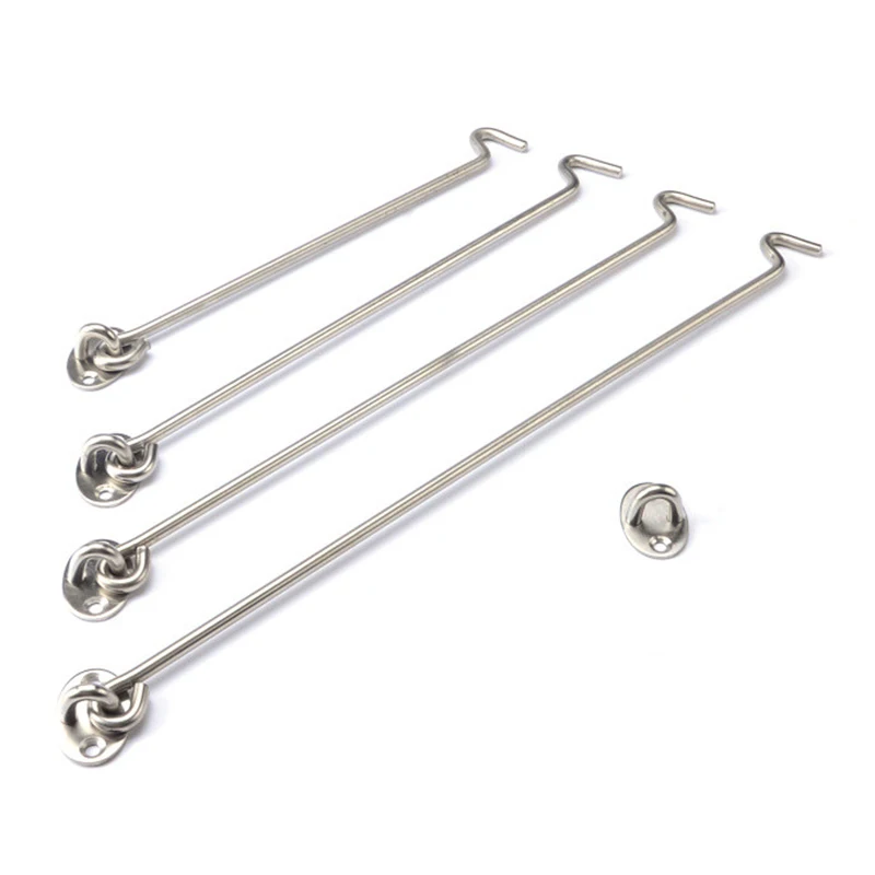 2Pcs Old style Window Brace Windproof hook Door Window Catch Eye Cabin Hook Fasteners Window Hook 146mm 6 Inch Long
2Pcs Old style Window Brace Windproof hook Door Window Catch Eye Cabin Hook Fasteners Window Hook 146mm 6 Inch Long