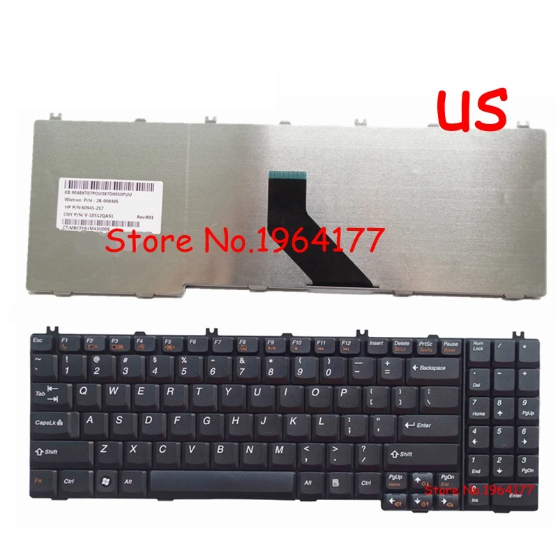 New English US Laptop Keyboard for LENOVO IdeaPad B550 B560 V560 G550 G550A G550M G550S G555 G555A G555AX series black
New English US Laptop Keyboard for LENOVO IdeaPad B550 B560 V560 G550 G550A G550M G550S G555 G555A G555AX series black