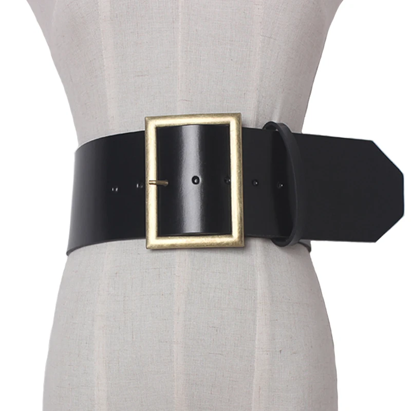 2020 New Luxury women belt wide leather belts full black leather belt vintage metal pin buckle belts for jeans accessories
2020 New Luxury women belt wide leather belts full black leather belt vintage metal pin buckle belts for jeans accessories