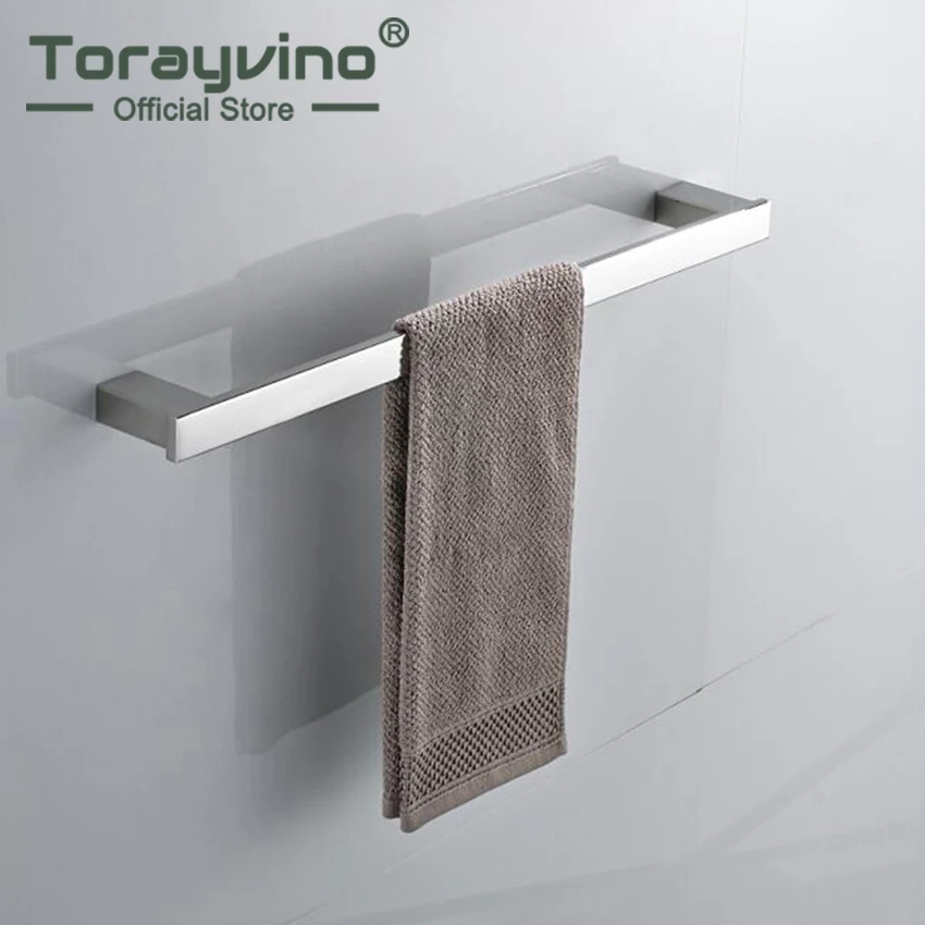 Torayvino Chrome Finish Swivel Stainless Steel Wall Hanging Bathroom Towel Rail Holder Rack Shelf Single Bar Towel Holder
Torayvino Chrome Finish Swivel Stainless Steel Wall Hanging Bathroom Towel Rail Holder Rack Shelf Single Bar Towel Holder