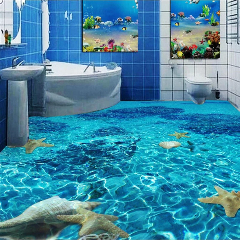 Картина для пола, прозрачная морская вода, унитаз, ванная комната, спальня, 3D обои для пола
Картина для пола, прозрачная морская вода, унитаз, ванная комната, спальня, 3D обои для пола