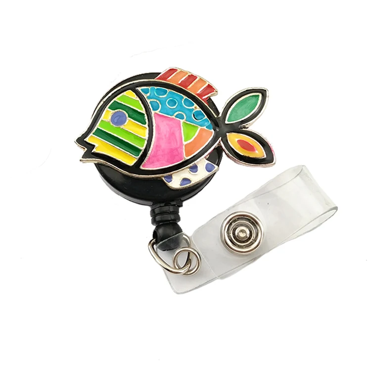 20pcs Colorful Enamel Fish Retractable ID Badge Reel Animal Shape Decorative Badge Clip Holder
20pcs Colorful Enamel Fish Retractable ID Badge Reel Animal Shape Decorative Badge Clip Holder